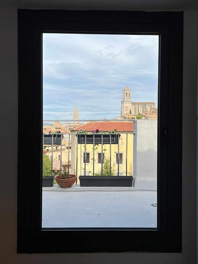 Romantic Duplex With Terrace And Great Views Girona Kültér fotó